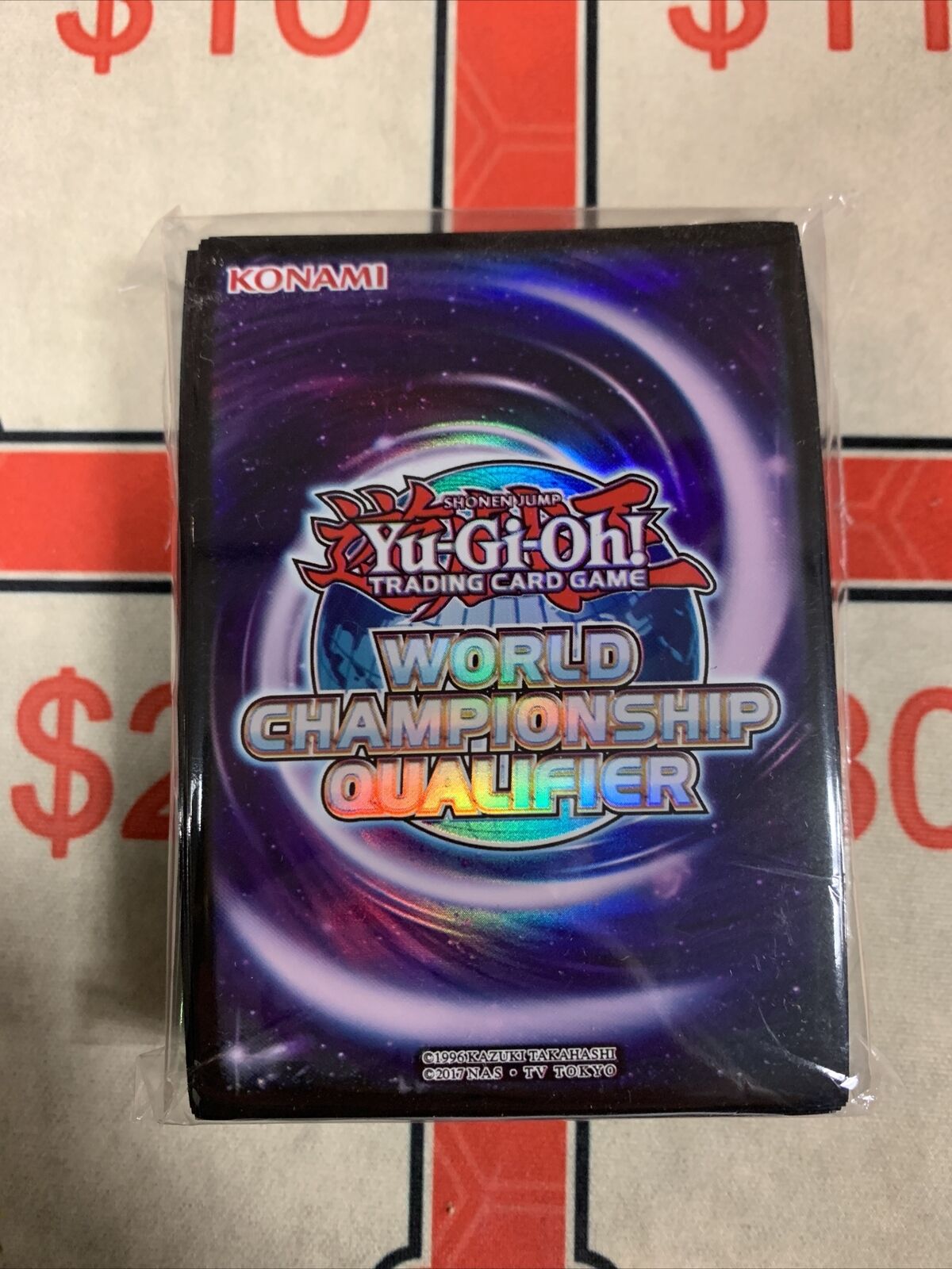 Yugioh Card Protector 100 Sleeves WORLD CHAMPIONSHIP QUALIFIER 2018 WCQ NEW