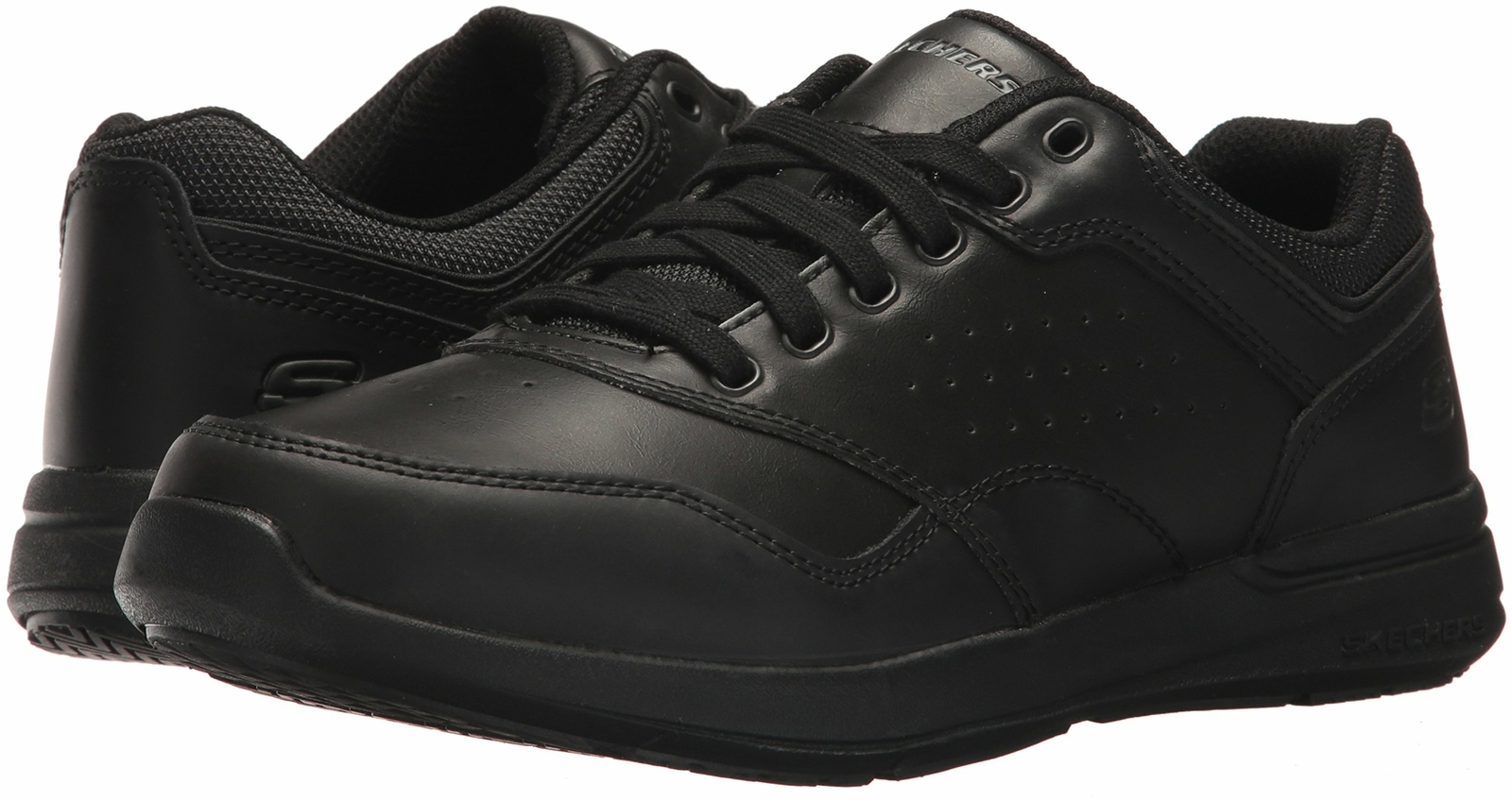 skechers mens elent velago shoes black