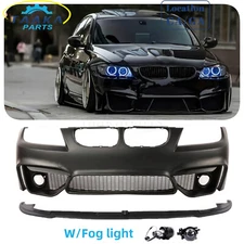 Fit M4 Style F80Bumper W/Fog Light For BMW E90 E91 3Series 2009-2011 Sedan