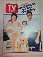 Tv Guide: Remembering JFK.. Our First TV President, November 19-25, 1988