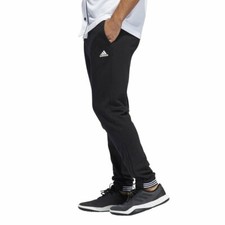 ADIDAS SPORT 2 STREET TAPERED FRENCH TERRY PANTS - Men's XL black/white NWT