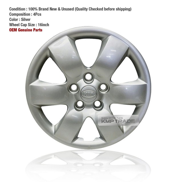 OEM Parts 16 inch Wheel Hub Cap Cover 4Pcs For KIA 2006 2010 Optima