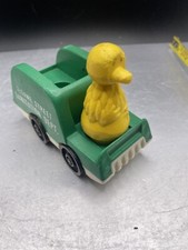 Fisher-Price Sesame BIG BIRD  Street Sanitation Truck Vintage