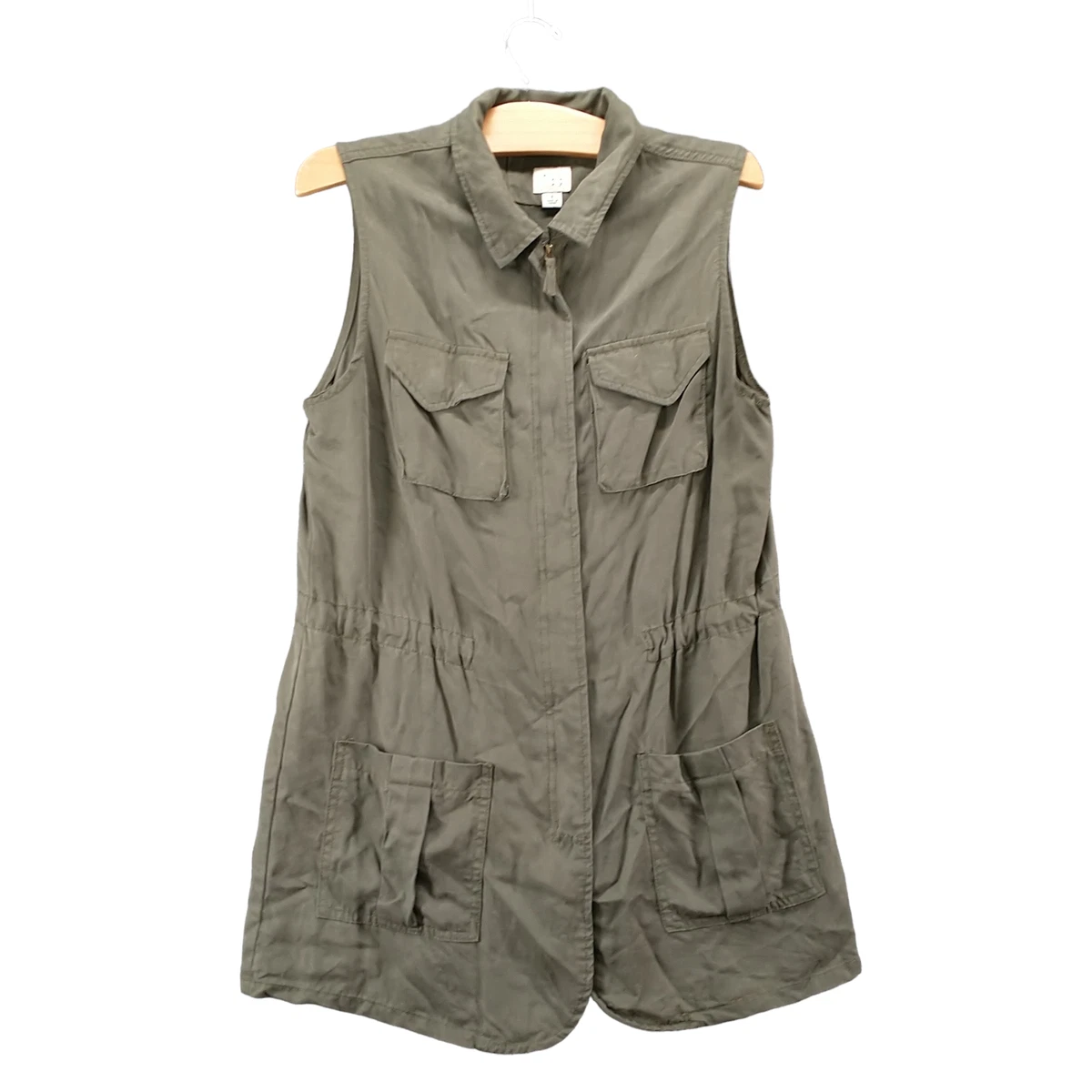 Drawstring utility vest cheap