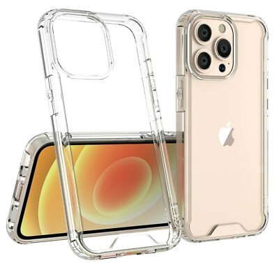 Transparent Robust Case iPhone 17 Air Samsung S23 FE A14 A34 A53 A54 hart Hülle
