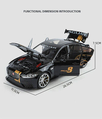 1:18 Jaguar XE SV Project 8 Diecast Car Model With Sound 1:18 Jaguar XE SV Project 8 Diecast Car Model With Sound