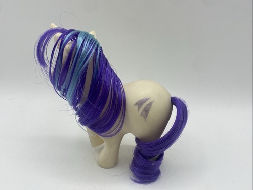 Vintage G1 Hasbro My Little Pony GLORY Unicorn Pretty Purple White 1983 - Bild 2 von 8