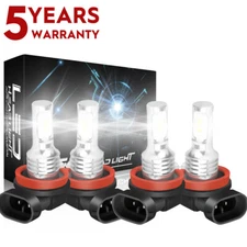 For Chevy Malibu 2004-2012 4PC LED Headlight Bulbs High&Low Beam Combo Kit 6000K