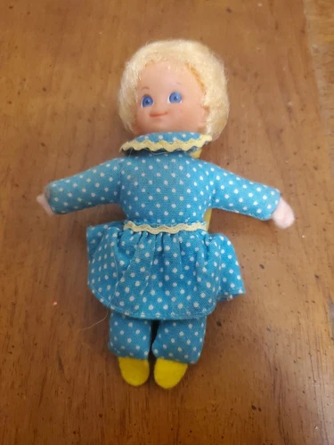 Buffy & Mrs Beasley entzückende Stoffpuppe Mattel 1967 5" Größe Puppe-ohne Brille Vintage