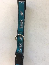 PHILADELPHIA EAGLES PET DOG COLLAR  SIZE MEDIUM FREE SHIPPING