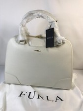 Borsa a mano/Tracolla in Pelle bovina - FURLA - Col. Bianco - NUOVA -