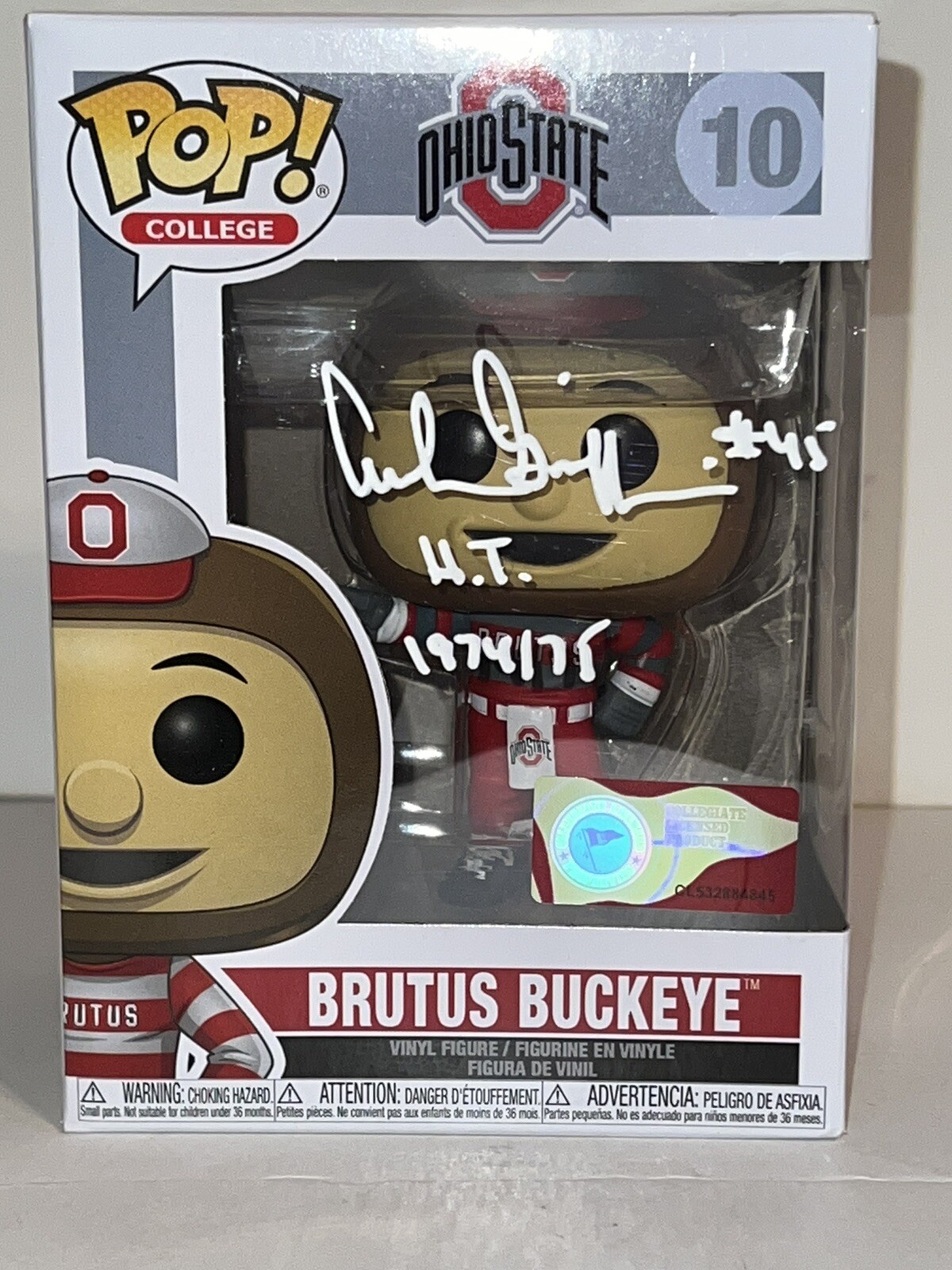 Archie Griffin Autographed Signed Ohio State Funko Pop Jsa Witnesses Heisman 