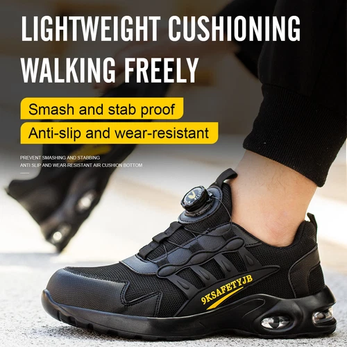 NEU Herren Sicherheitsschuhe Stahlkappe S3 Arbeitsschuhe Sportliche Schutzschuhe - Bild 13 von 16