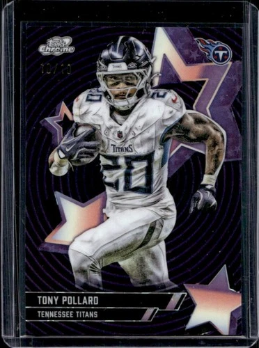 2025 Topps Cosmic Chrome Tony Pollard Base (RAW)