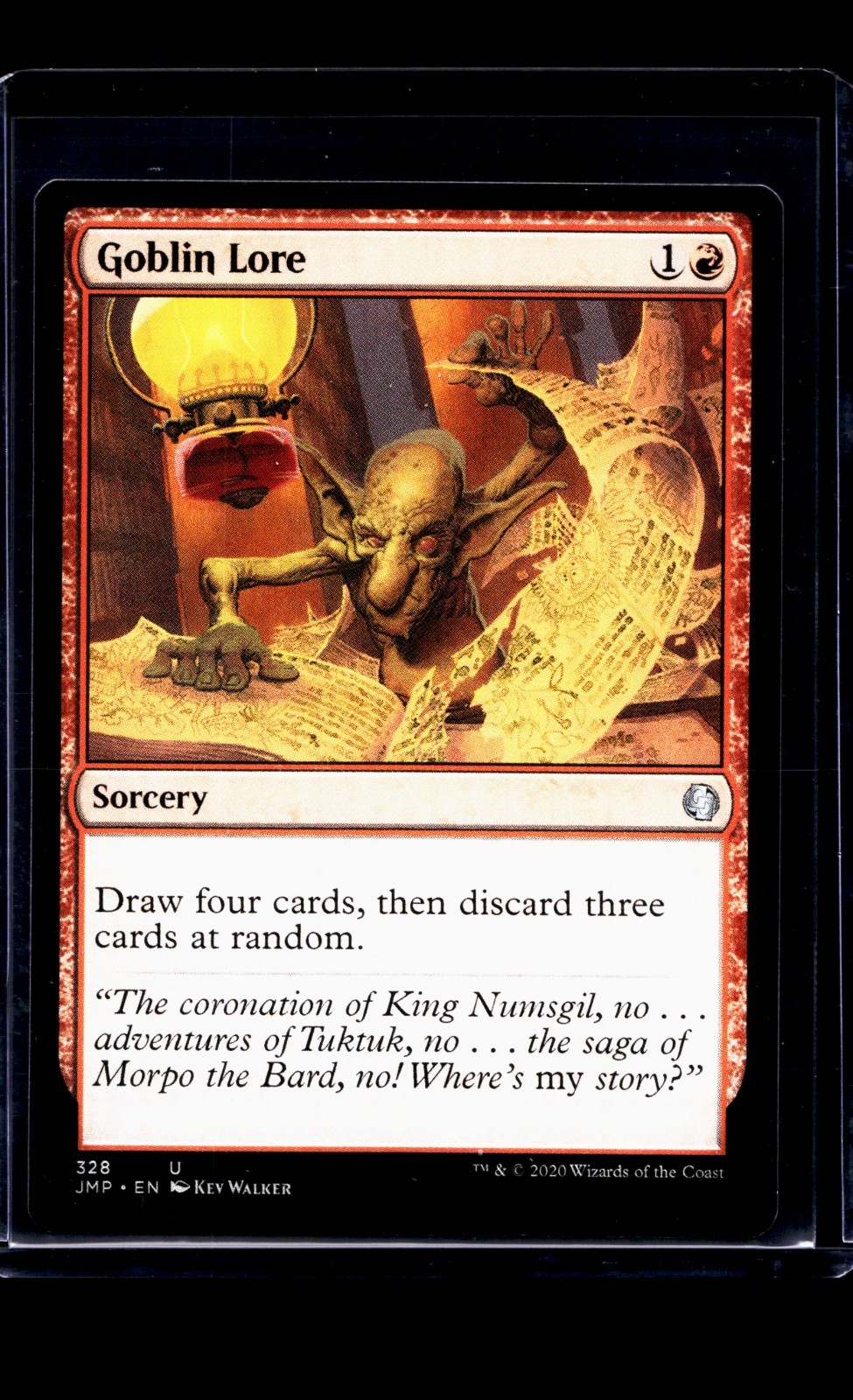 2020 MTG Magic the Gathering JMP Jumpstart #328 Goblin Lore