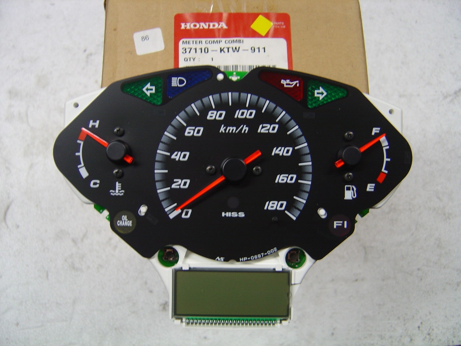 Compteur de tableau de bord d'origine pour scooter SH300 versions 2008 et 2009