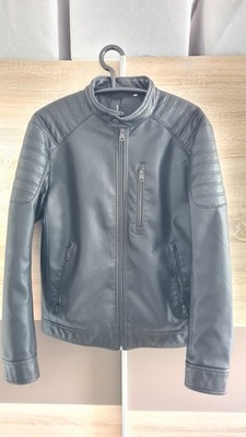  Tom Tailor Biker-Jacke Herren Schwarz Gr. L8   Top Zustand