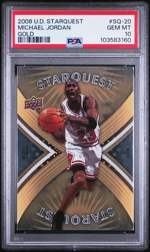 Michael Jordan [Gold] #SQ-20 2008 Upper Deck Starquest card