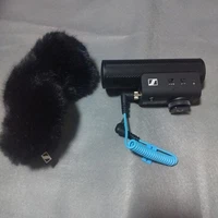 SENNHEISER MKE 400 Shotgun Microphone Windshield Cable Camera Mic Japan