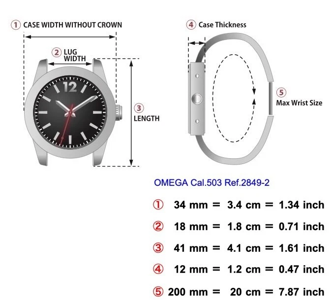 *No Tariffs* Vintage 1956 OMEGA Seamaster Calendar Cal.503 Auto Black 34mm Men's - Image 2 of 4