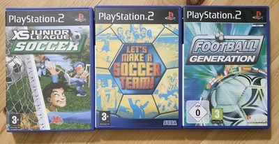 Set XS Junior League Soccer, Lets Make Soccer, Football Generation Playstation 2