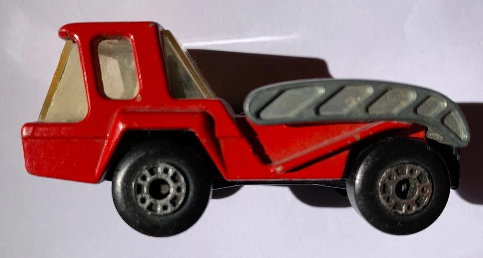 Matchbox Superfast No37 Skip Truck rot 1976 Lesney Made in England  - Bild 4 von 4