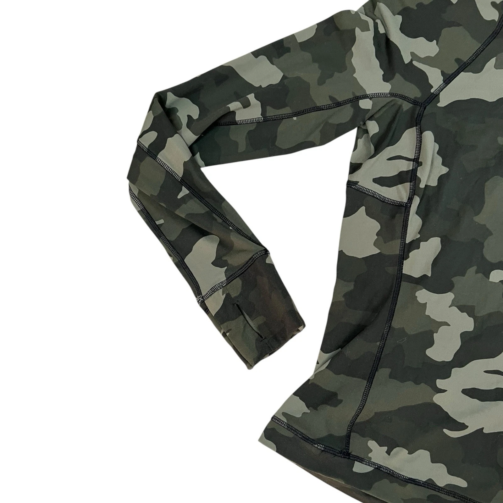 lululemon its rulu run multicamo jacquard shirt