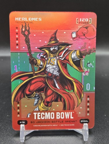 Bo Jackson Battle Arena Tecmo Bowl PATRICK MAHOMES MERLOMES Red Battlefoil Brawl