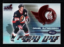 1998-99 Pacific Aurora Front Line Red Daniel Alfredsson #6 HOF 7ez