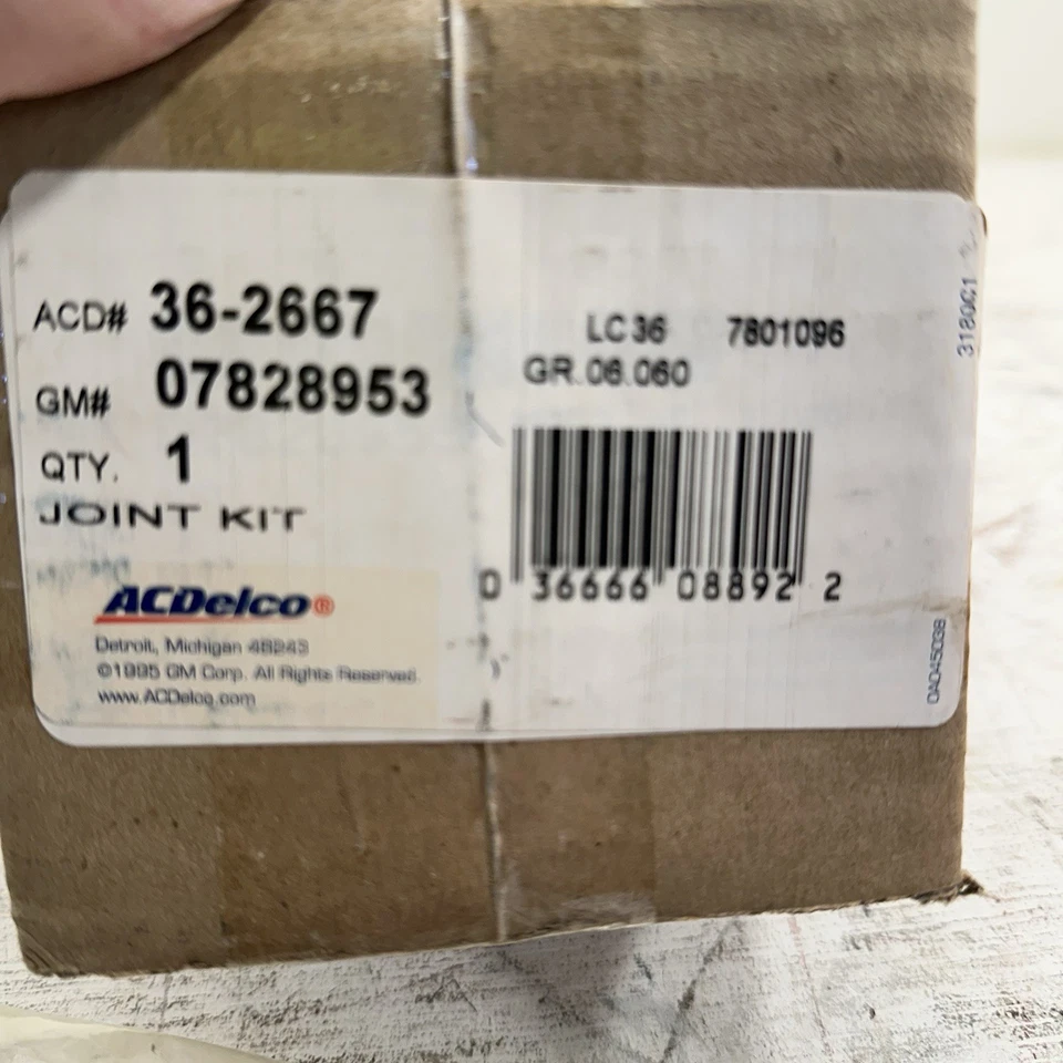 NEW ACDelco 36-2667 Ball Joint Kit For 1987-1991 Chevy Cavalier 07828953 - Image 3 of 4