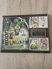 Green Bay Packers Super Champion  Aaron Rodgers Plaque 11X13 Amazing Condition￼￼