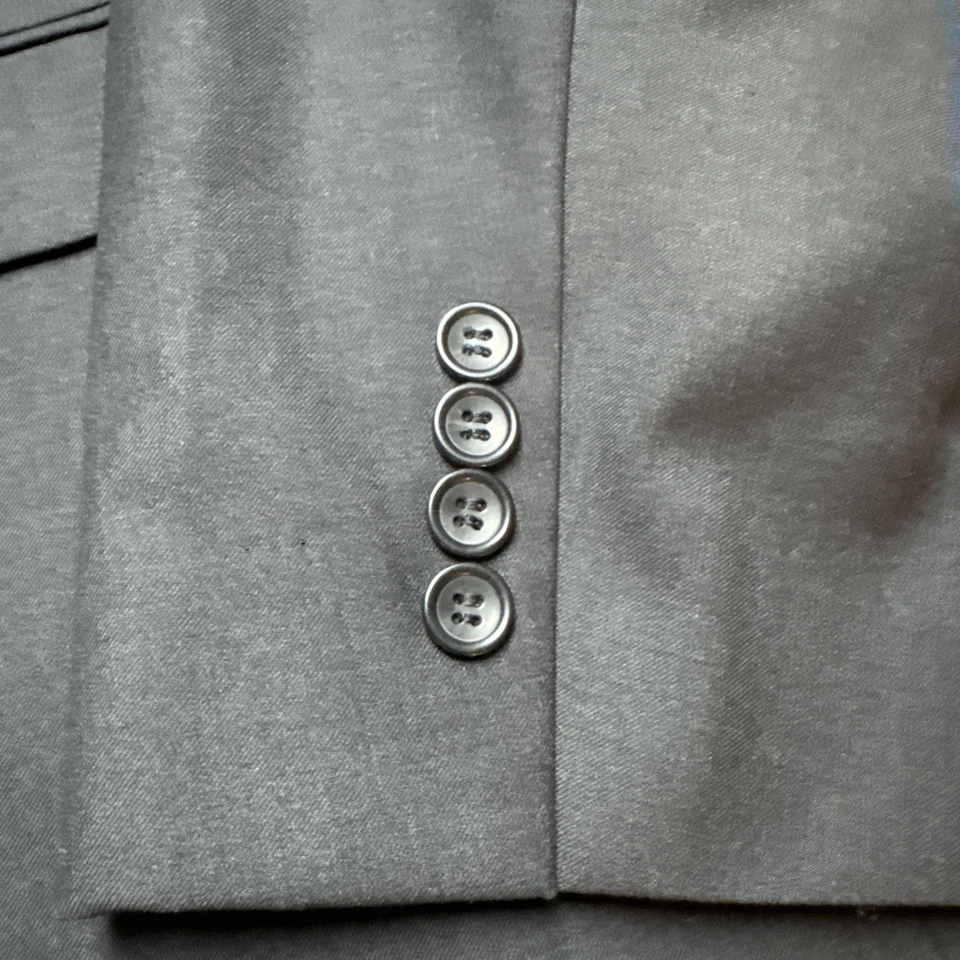 Caravelli 48R Pantalones 40 x 29 Gris Carbón 3 Piezas Traje Chaqueta Chaleco Abrigo Deportivo Foto 2 de 4