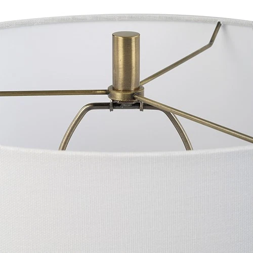 Uttermost Remy Polished Table Lamp - 33"H, Shade 10"H x 15"Dia. - Picture 5 of 6