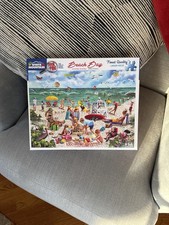 Lot Of 3 White Mountain Puzzles Beach Day, Dairy Bar And Ford Ready For A Drive