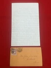Civil War Letter Chasing Rebs Firing of Muskets & Artillery 1860s Massachusetts