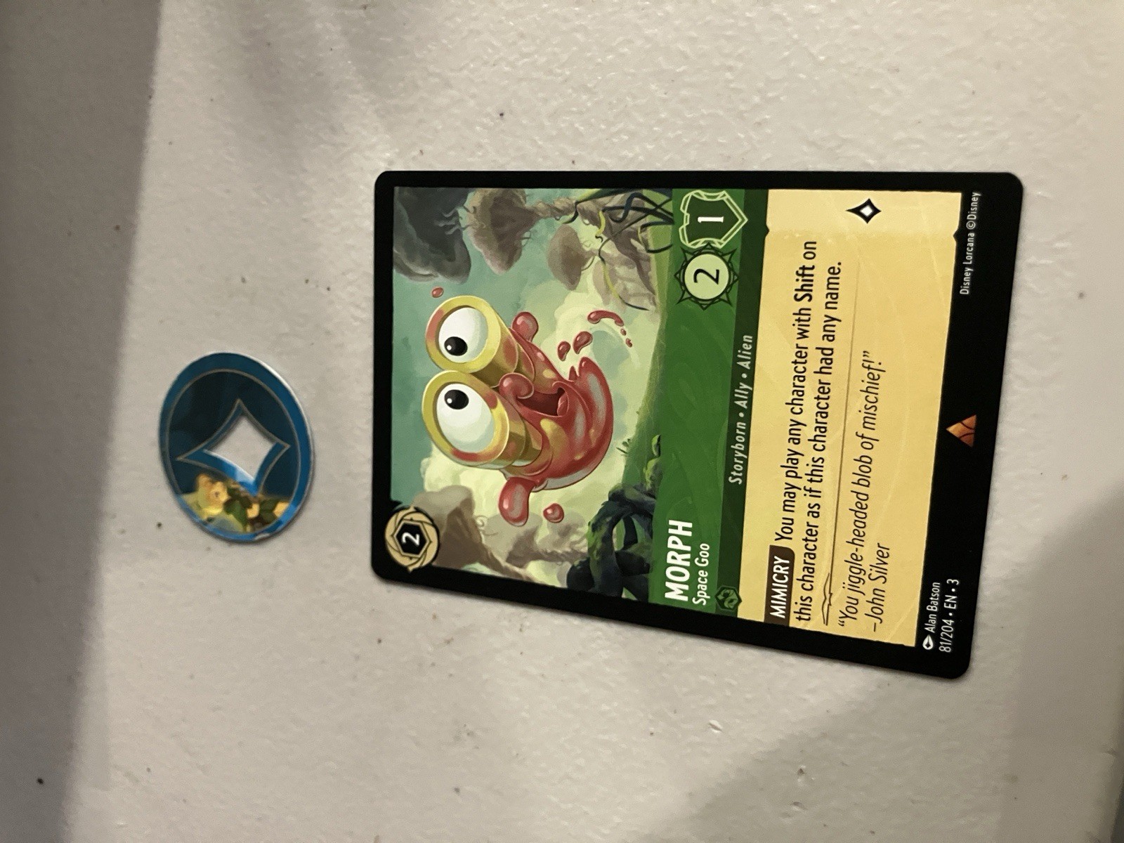 Morph - Space Goo NM #81 Into the Inklands Lorcana