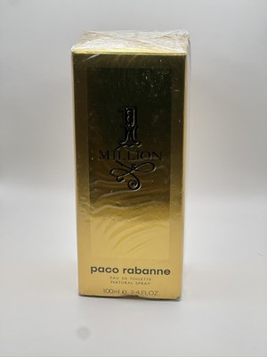 Paco Rabanne 1 Million Eau de Toilette Spray, Regular Size 3.4 fl oz