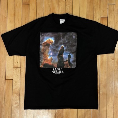 Vintage 90s Eagle Nebula Galaxy Outer Space Milky Way NASA T-Shirt Size XL