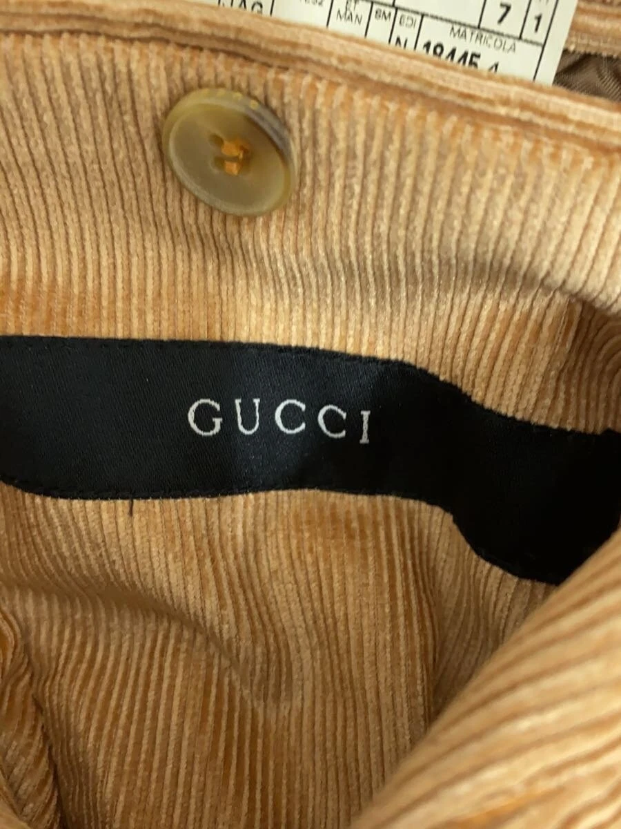 GUCCI Giacca Sartoriale 44 Velluto a coste Orn Uomo Autentica #ED ZGA