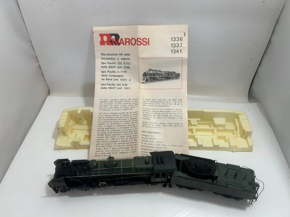 HO SCALE RIVAROSSI #1341 2-3-1 E 22 LOCOMOTIVE PACIFIC - Image 2 of 3