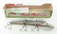 Vintage Creek Chub Shad Special Order Jointed Pikie Lure In Box 2609 DD