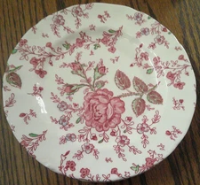 Johnson Bros. Rose Chintz 7-3/4” Salad Plates England Set/3 *THREE*           N5