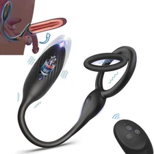 Electric Penis Stretcher Enhancer Ball-Scrotum-Ring-Delay-Ejaculation for Male