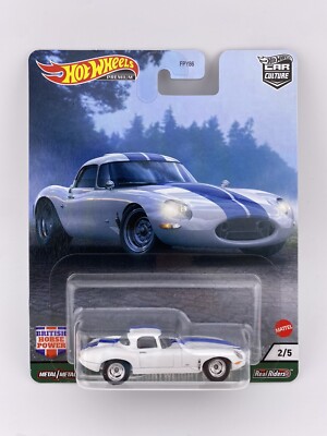 Jaguar Lightweight E-Type - Hot Wheels - British Horse Power 2 of