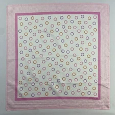 Vintage Michel Klein Handkerchief Pocket Square Bandana Neckerchief