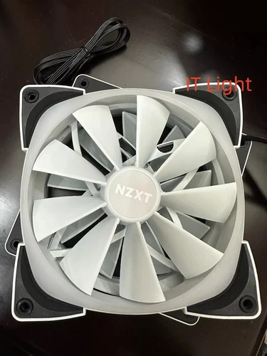 NZXT AER RGB 2 140mm RGB Fluid Dynamic Bearing PWM Fan-WHITE-Single sale