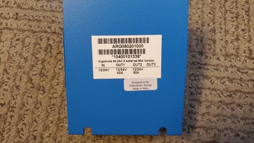 Victron Argo 80-2AC Battery Isolator 2 80A Batteries NSN 5961-01-546-1378 - Picture 2 of 3