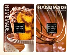 CORNER BAKERY Gift CardS, 2011 - NEW/MINT & SHIPS FREE