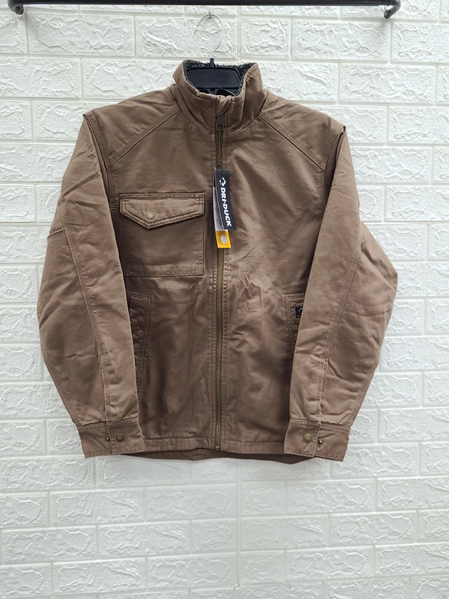 New Dri Duck Endeavor Jacket Sherpa Tobacco Size Small | eBay