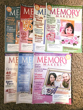 MEMORY MAKERS magazines Scrapbooking ideas from 2006  7 issues